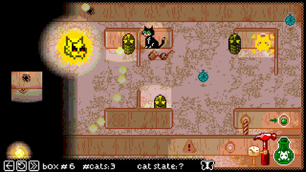 Screenshot z Schrodinger's Cat Experiment