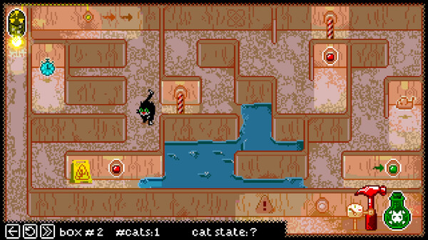 Screenshot z Schrodinger's Cat Experiment