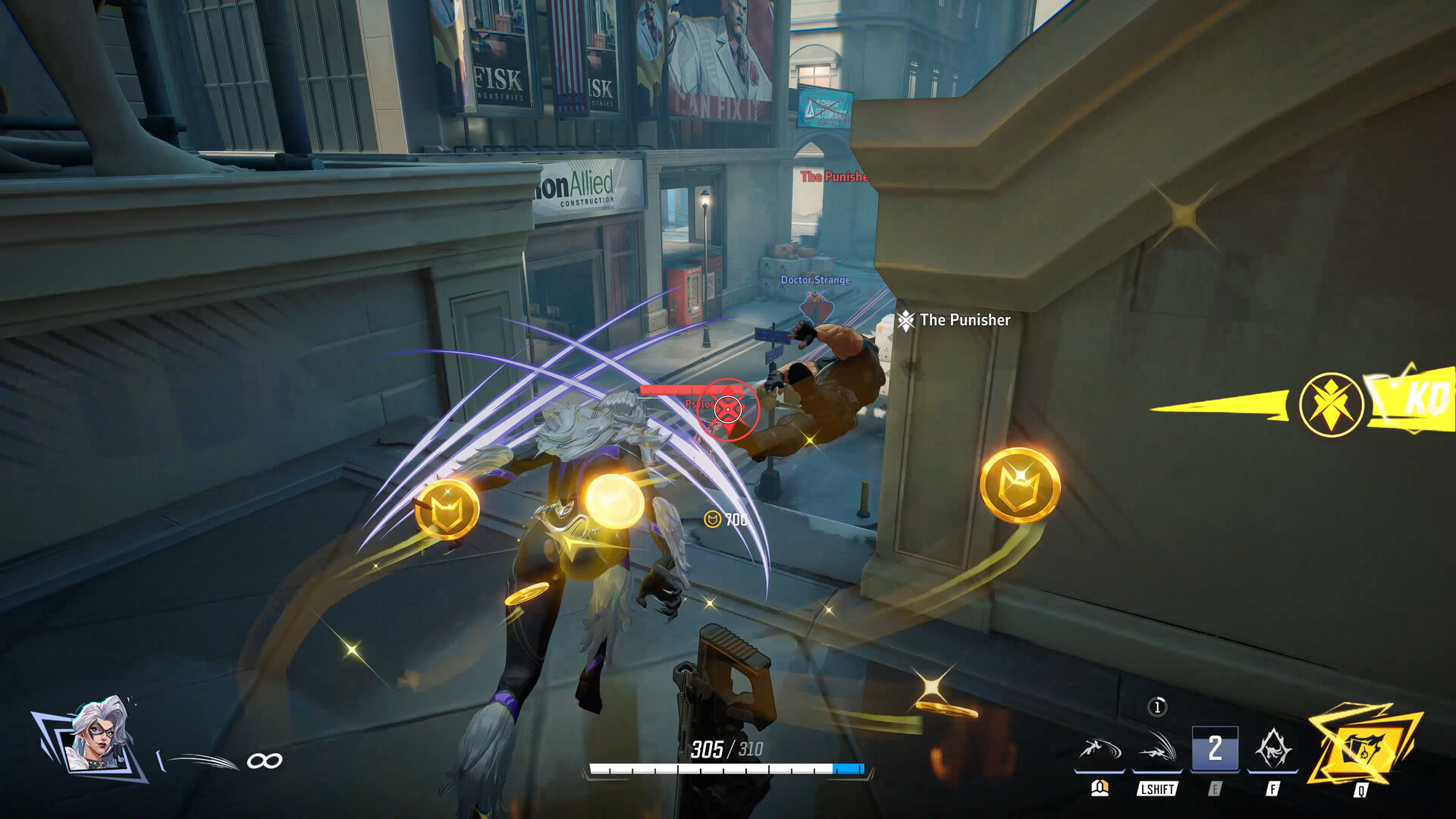 Marvel Rivals hero combat