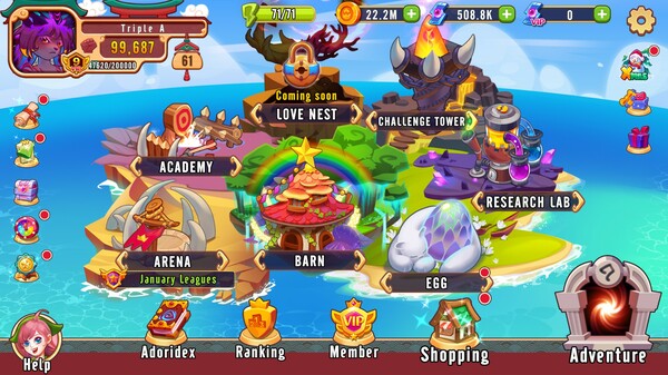Adorimon : Arena of Ancients
