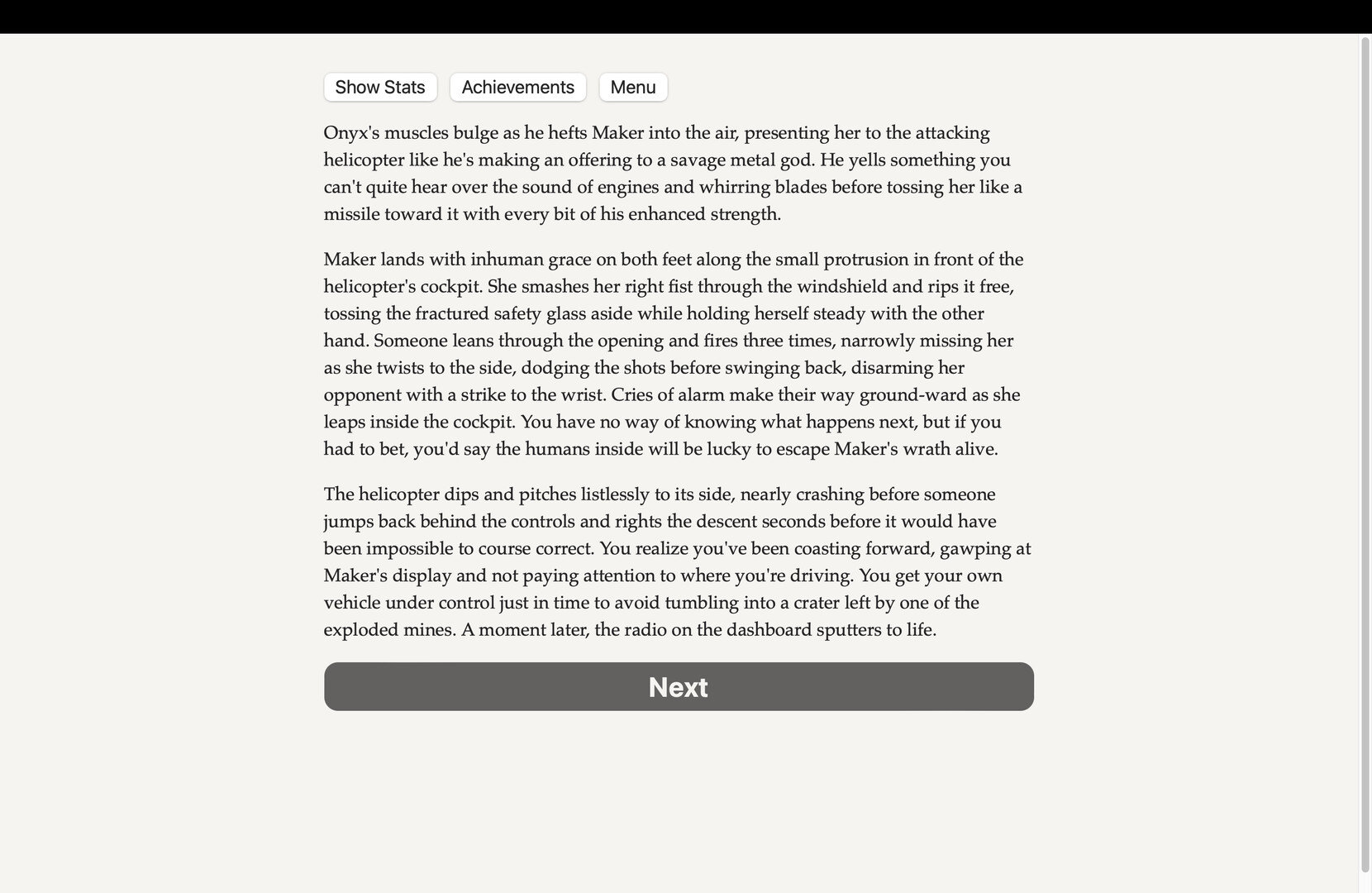 #4. Werewolves 3: Evolution's End Demo (Steam) Podle: Choice of Games