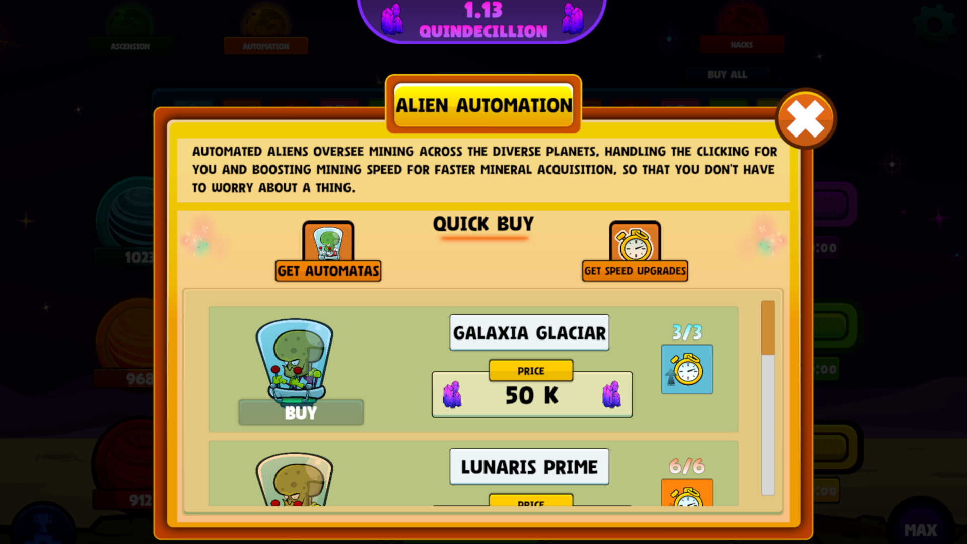 #4. Idle Planets (Steam) 由: Eliptik