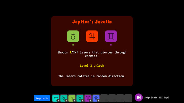 Screenshot z Solar Serpent Squadron