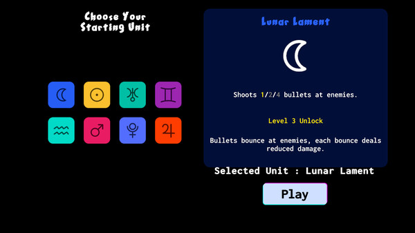 Screenshot z Solar Serpent Squadron