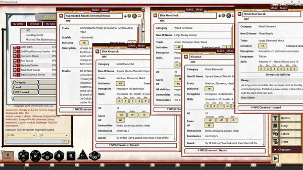 Fantasy Grounds - Pathfinder 2 RPG - Society Scenario #5-02: The Blackwood Lost