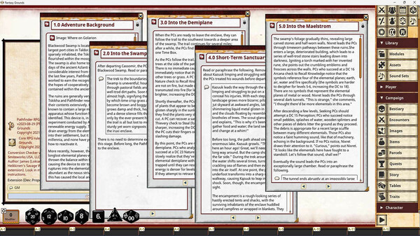 Fantasy Grounds - Pathfinder 2 RPG - Society Scenario #5-02: The Blackwood Lost