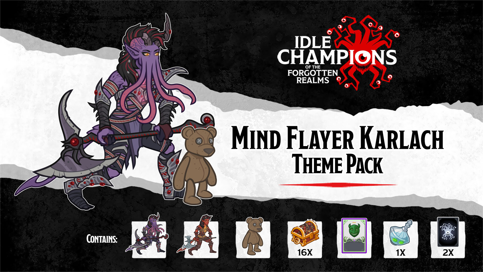 Idle Champions - Mind Flayer Karlach Theme Pack Featured Screenshot #1