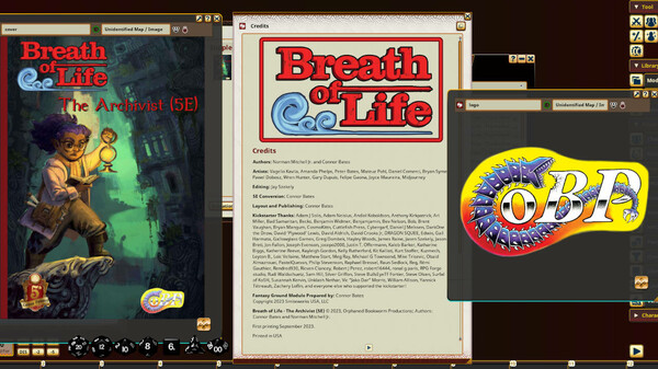 Fantasy Grounds - Breath of Life - The Archivist
