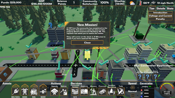 Power Network Tycoon Demo