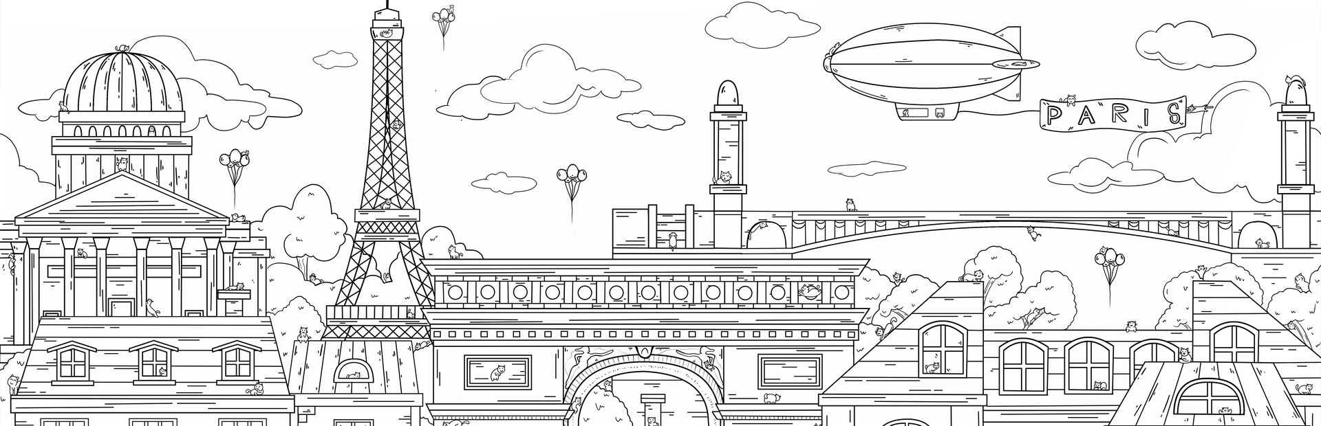 100 Paris Cats