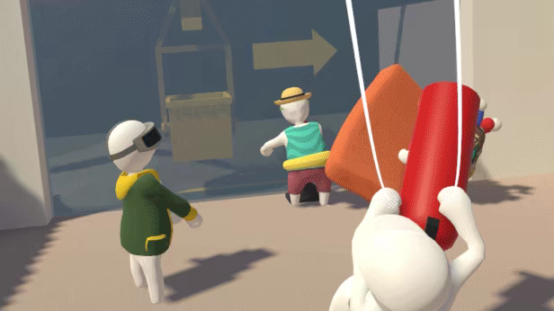Human Fall Flat VR video 10