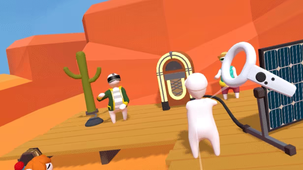 Human Fall Flat VR video 2