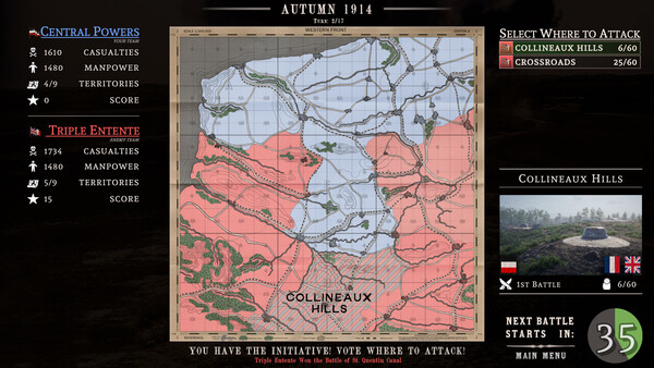 Screenshot of Over The Top: WWI