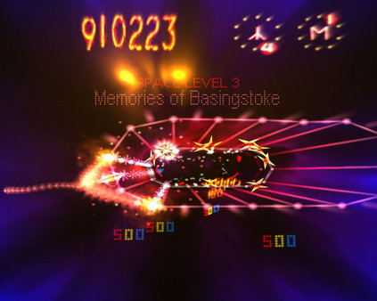Screenshot z Space Giraffe