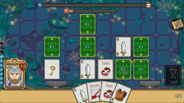 Brave Hero:Puzzle Dungeon Card screenshot 1