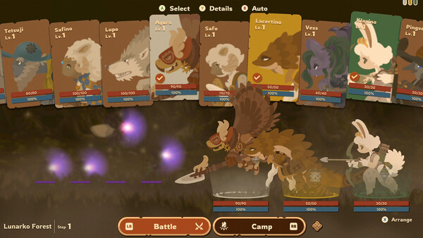 Скриншот 1 из игры Safo and The Moon Warriors