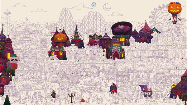 Hidden Cats in Spooky Carnival — 1