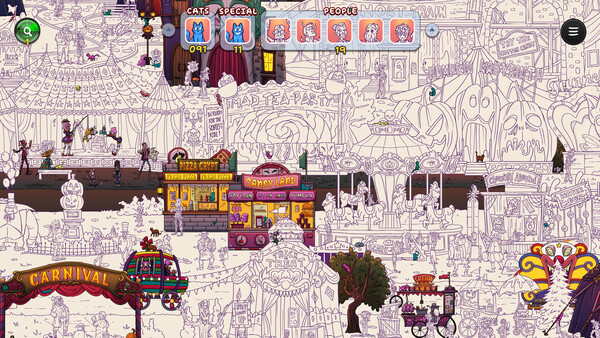 Hidden Cats in Spooky Carnival — 2