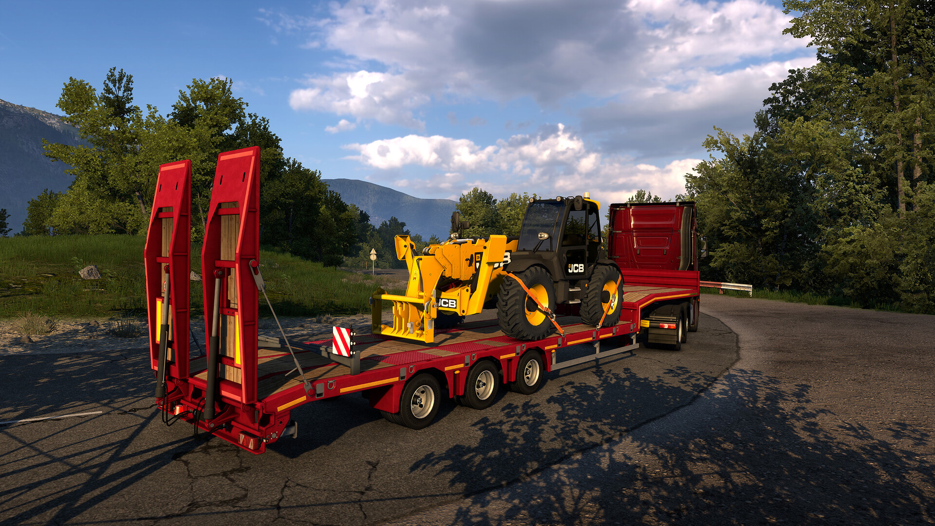 Euro Truck Simulator 2 - JCB Equipment Pack gameplay screenshot 2