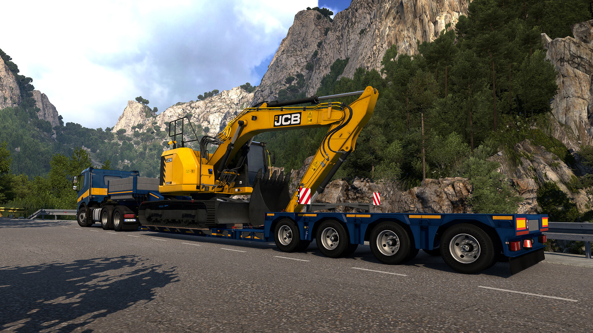Euro Truck Simulator 2 - JCB Equipment Pack gameplay screenshot 3