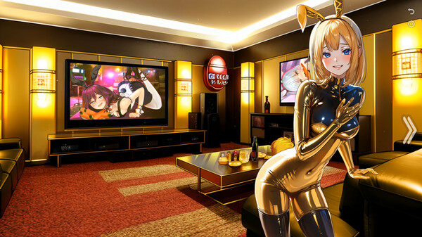 Скриншот 1 из игры Bunny-girl with Golden tummy
