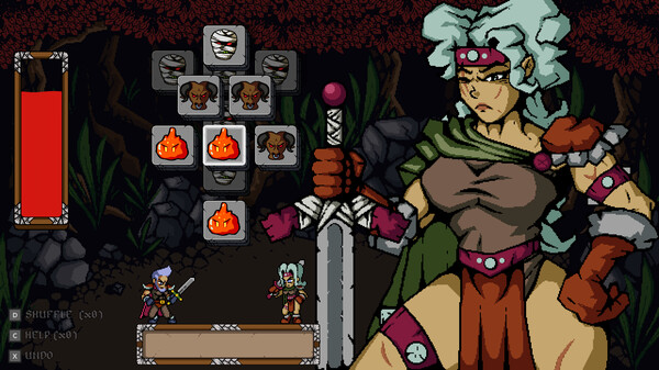 Warriors Waifus Mahjong screenshot 1