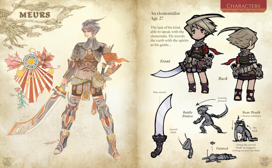 The Legend of Legacy HD Remastered - Mini Art Book