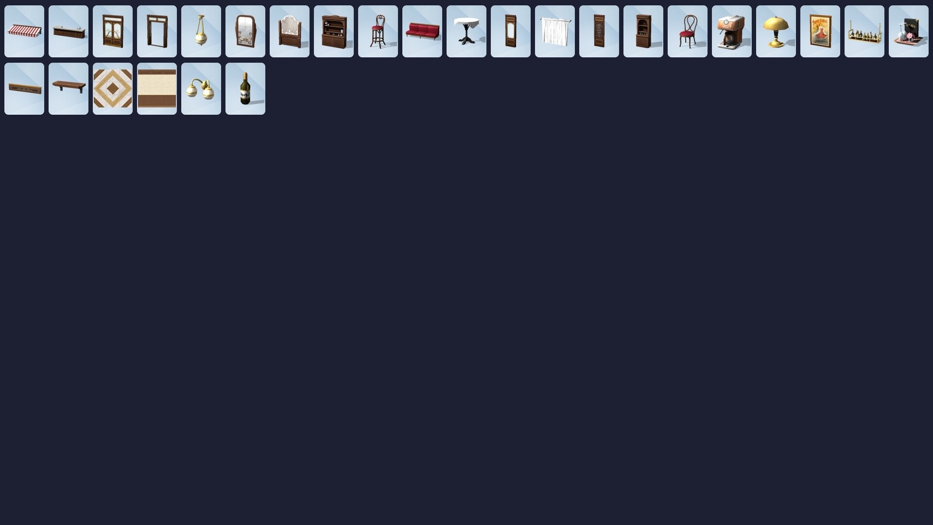 The Sims 4 Cozy Bistro Kit screenshot screenshot 2