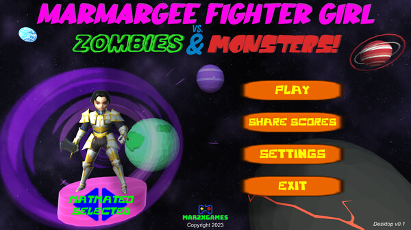 Marmargee Fighter Girl vs. Zombies & Monsters! — 5