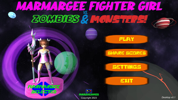 Marmargee Fighter Girl vs. Zombies & Monsters! — 4
