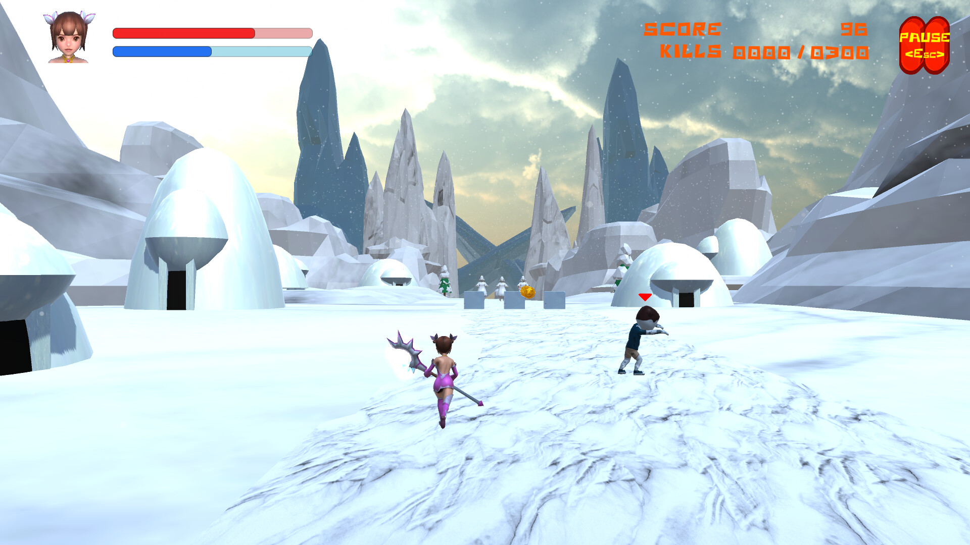 Marmargee Fighter Girl vs. Zombies & Monsters! screenshot #9