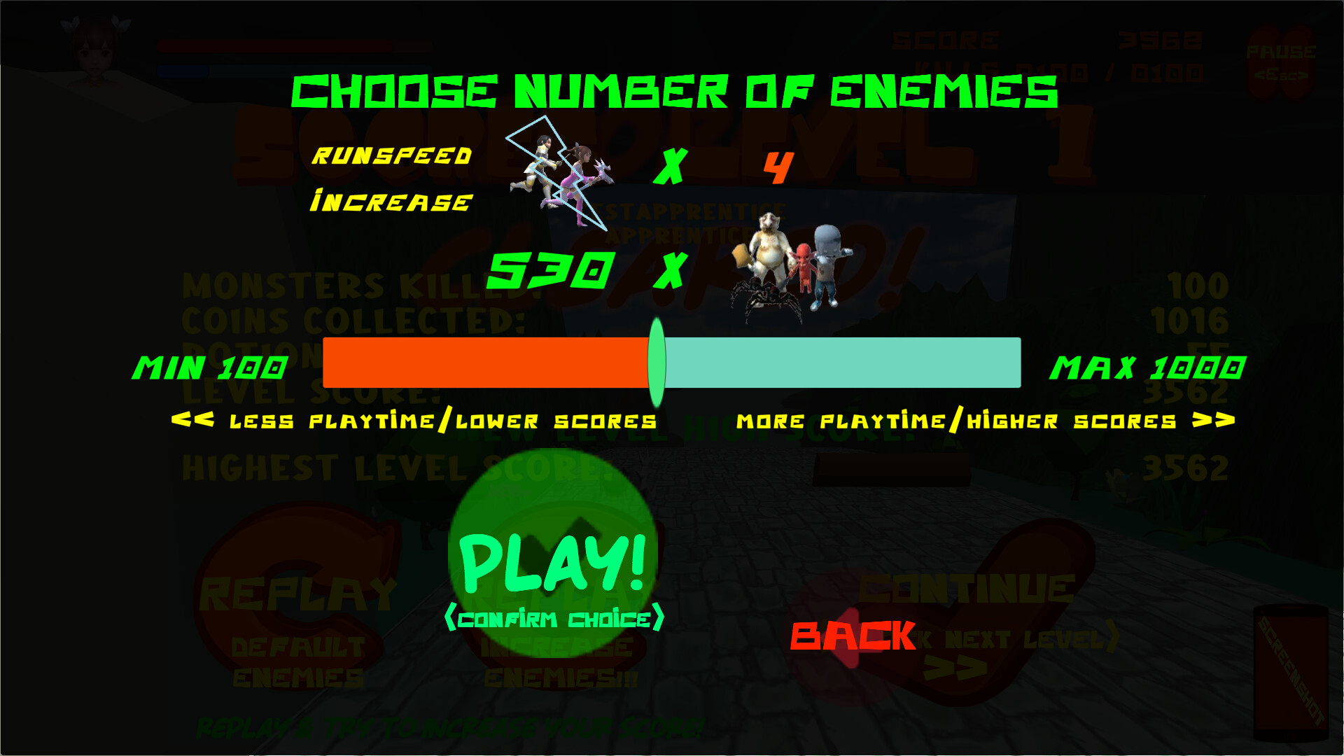 Marmargee Fighter Girl vs. Zombies & Monsters! screenshot #11