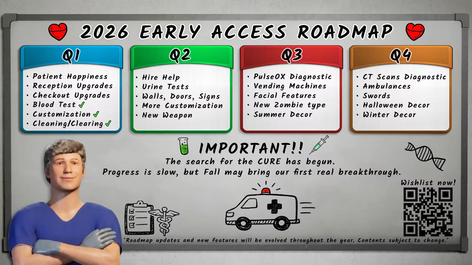 CURE - A Hospital Simulator screenshot 1