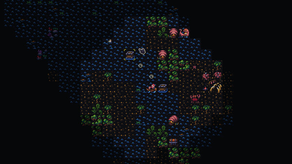 Screenshot of Mythical Whalers gameplay showing in-action mechanics