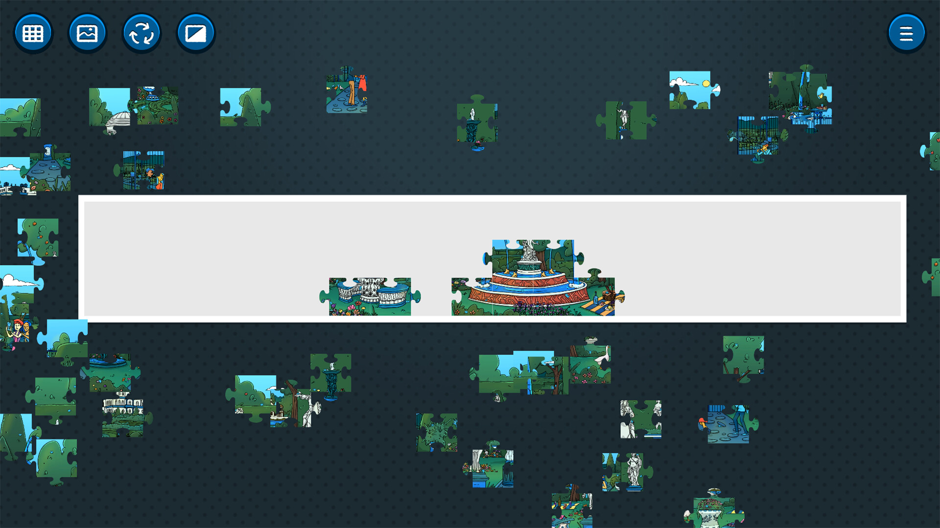 #2. Hidden Cats in Jigsaw Puzzle (Steam) Podle: Nukearts Studio