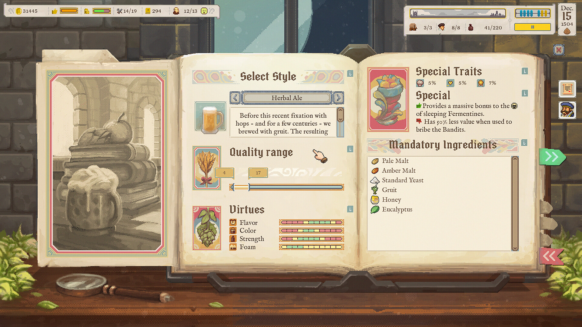 Ale Abbey - Monastery Brewery Tycoon