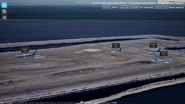 Screenshot z FlightTracker3D Screenshot z FlightTracker3D