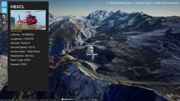 Screenshot z FlightTracker3D Screenshot z FlightTracker3D