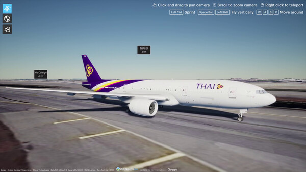 Screenshot z FlightTracker3D Screenshot z FlightTracker3D