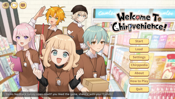 Screenshot of 歡迎光臨啾便利 gameplay showing in-action mechanics
