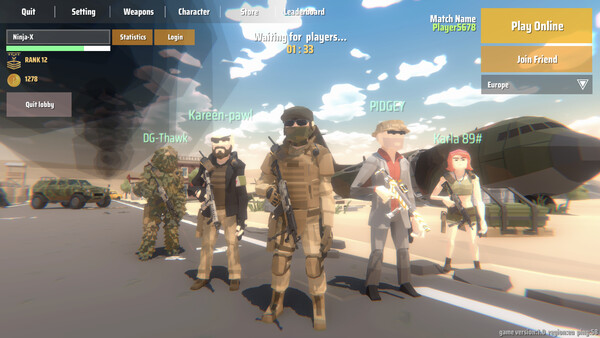 Screenshot z Polygon Bit Battle Royale Screenshot z Polygon Bit Battle Royale