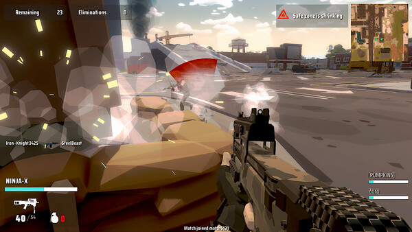 Polygon Bit Battle Royale game for Linux 1