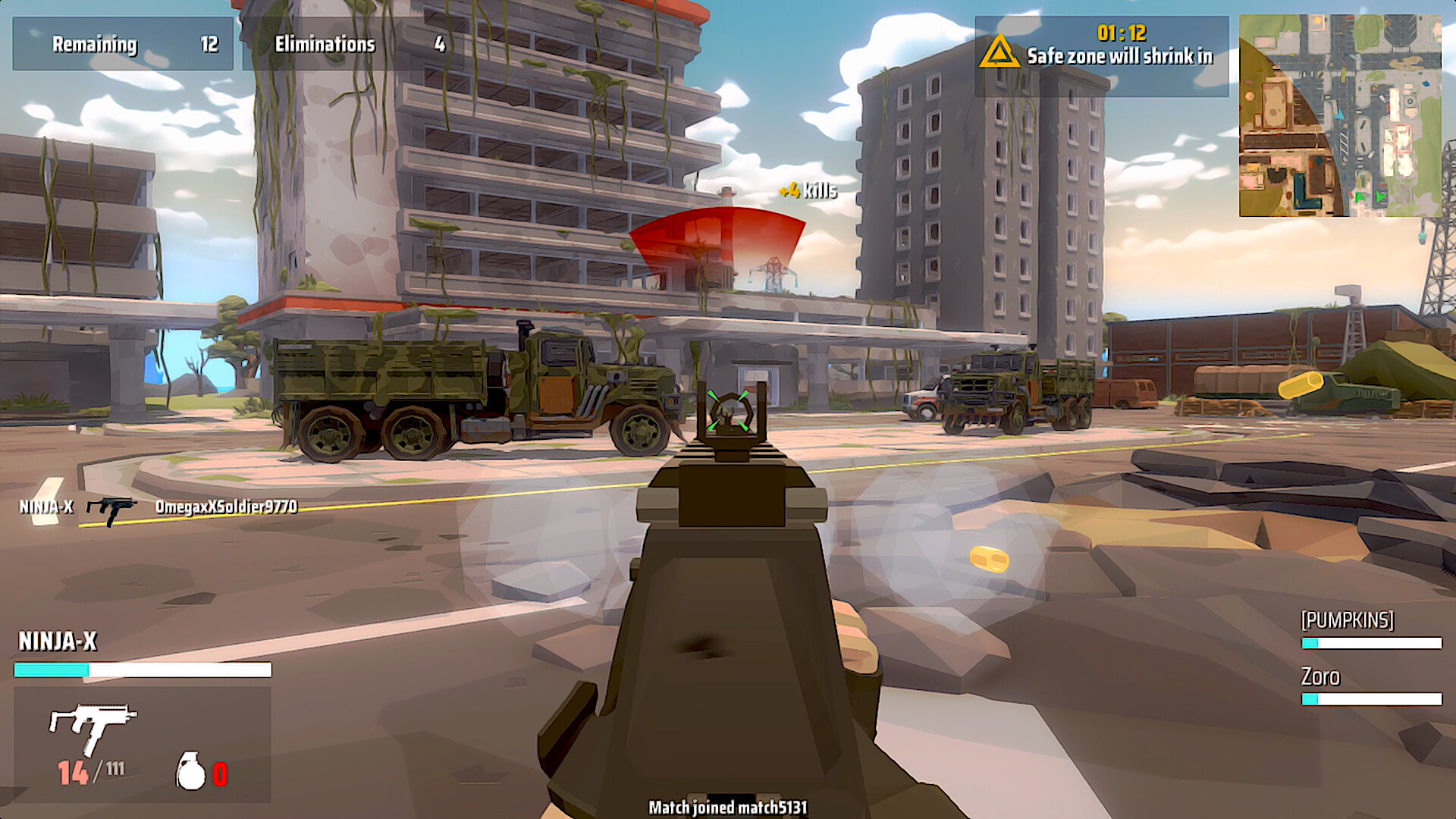 Polygon Bit Battle Royale 스크린샷 5
