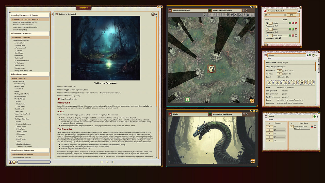 Fantasy Grounds - Amazing Encounters & Questsのスクリーンショット 1