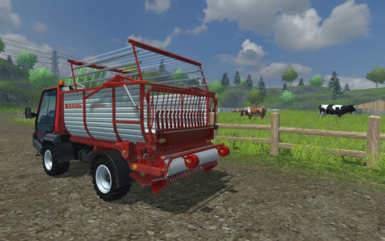 Screenshot z Farming Simulator 2013 Lindner Unitrac