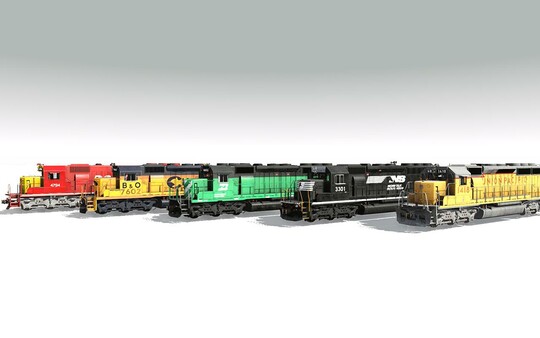 Trainz 2022 DLC - Pro Train: SD40-2 Loco Bundle 1