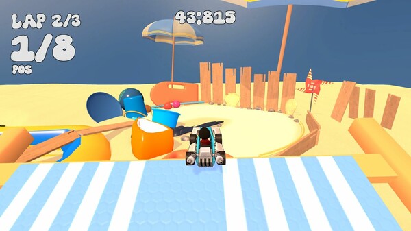 Screenshot z Super Kart Mini Car Race