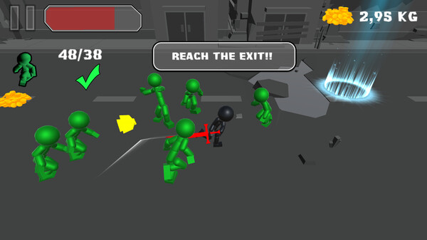 Screenshot z Stickman Killing Zombie Screenshot z Stickman Killing Zombie