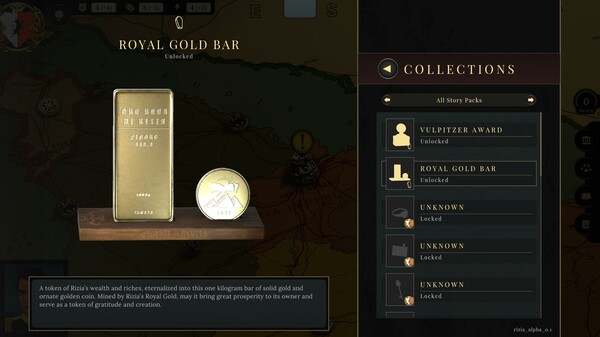 Suzerain: Rizia Pre-Order Bonus & Royal Gold Bar