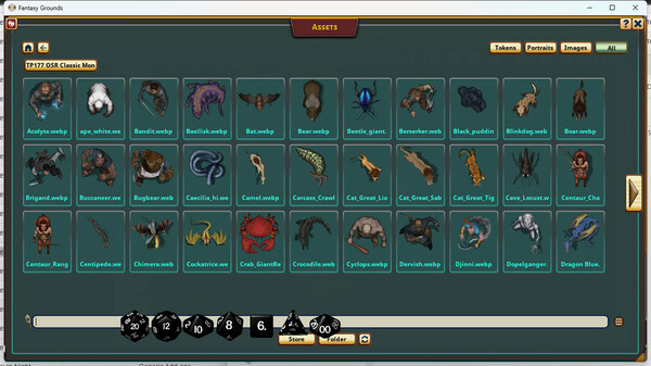 Fantasy Grounds - Devin Night Pack 177: OSR Classic Monsters